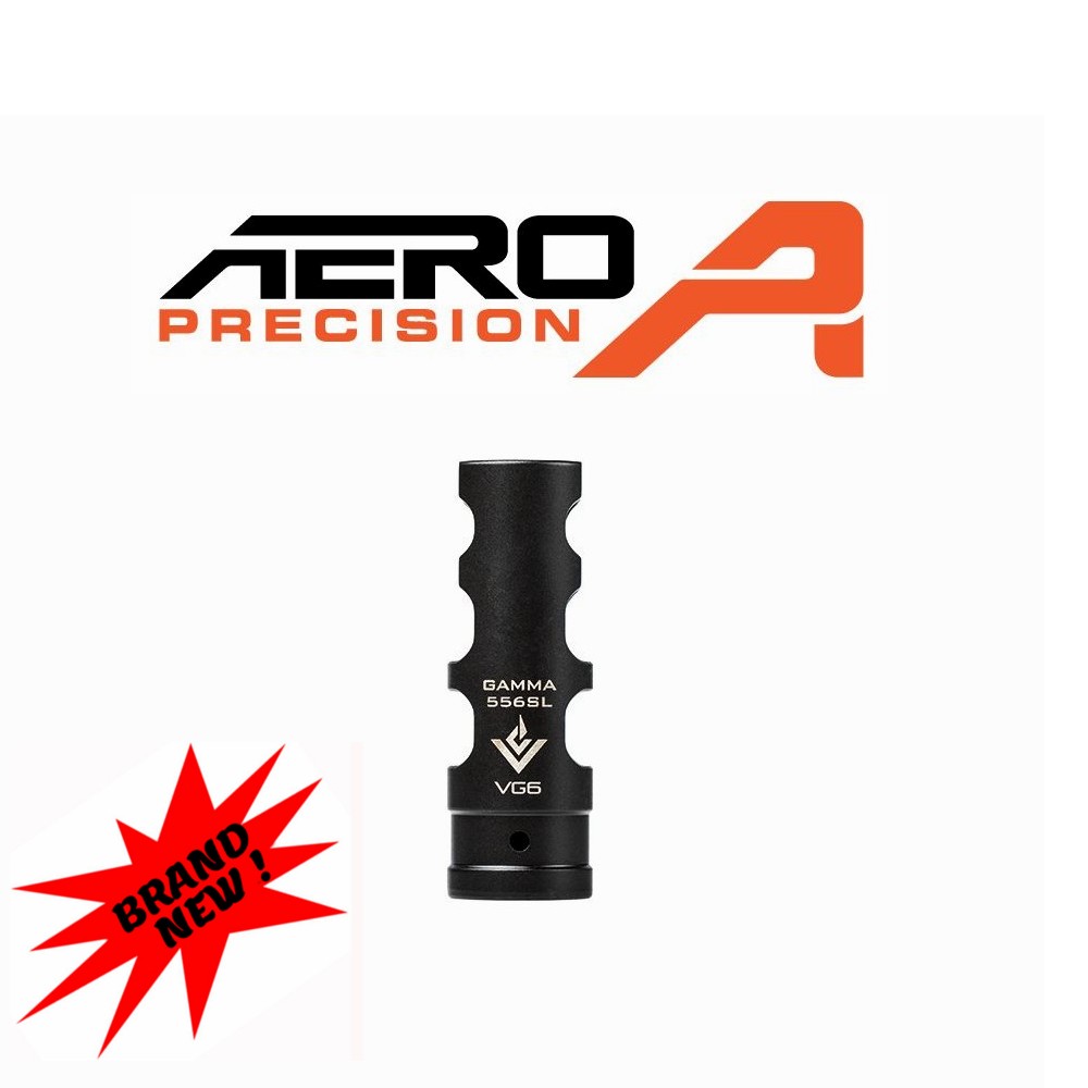 Aero Precision VG6 GAMMA 556SL High Performance Muzzle Brake 1/2x28-img-0
