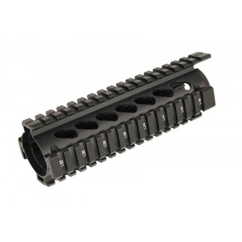 AR-15 M16 CAR Length M4 2pc NO GAP Quad Rail Forearm | Firearm Parts ...